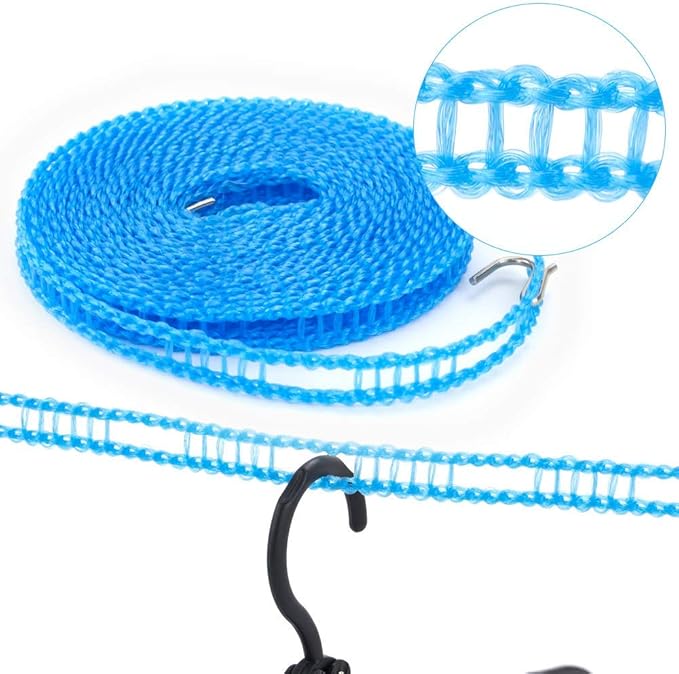 Portable Folding Travel Clothes Hangers12 Pcs with 24 Pcs Clips,with 1 Pcs Clothesline,for Scarves Suits Trousers Pants Shirts Socks Underwear Clothesp