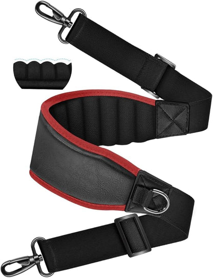 ZINMARK Shoulder Strap 79" with Fixed Pad and Dual Balance Buckles and Swivel Metal Hooks for Travel Bag and Most Bags