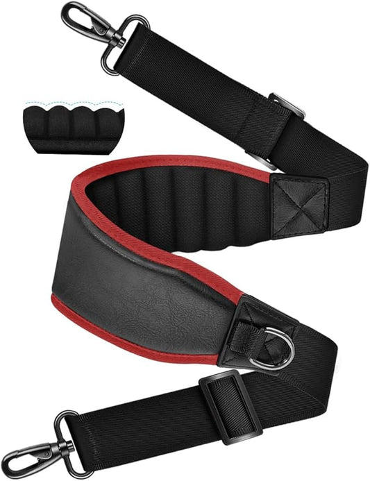 ZINMARK Shoulder Strap 79" with Fixed Pad and Dual Balance Buckles and Swivel Metal Hooks for Travel Bag and Most Bags