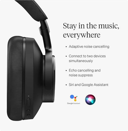 Cambridge Audio Melomania P100 SE Headphones - Bluetooth, Active Noise Cancelling with Hi-Fi Sound, 100 Hour Playback with User Replaceable Battery, Gaming Mode and Carry Case - Black