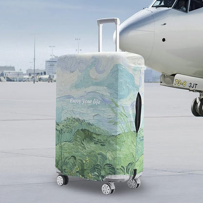 Travelkin Luggage Covers For Suitcase Tsa Approved,Suitcase Cover Protector Fit 18-32 Inch Luggage (Spring, XL)