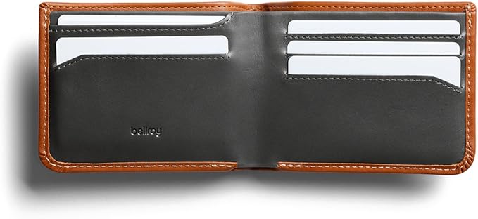 Bellroy Hide & Seek Wallet (Slim Leather Bifold Design, RFID Protected, Holds 5-12 Cards, Coin Pouch, Flat Note Section, Hidden Pocket)