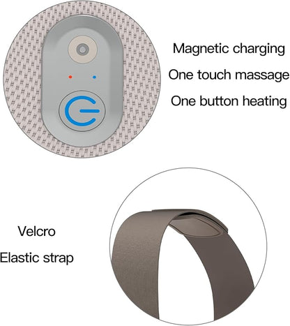 F&G Eye Mask Massager,Features Heating and Cooling Functions,Sleep Eye mask,Adjustable Heating and Vibration Function, Suitable for Migraines, Helps Relieve Eye Fatigue,Improve Sleep