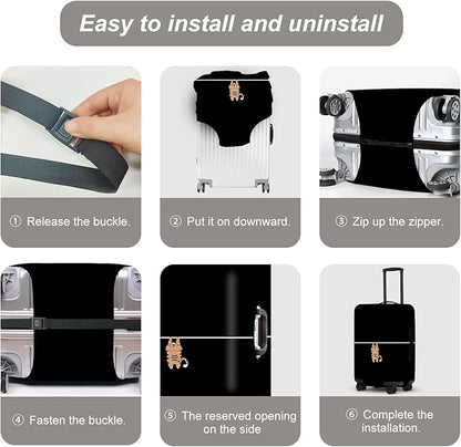 Luggage Cover, Washable Suitcase Cover, Suitcase Protector Anti-scratch Bag cover