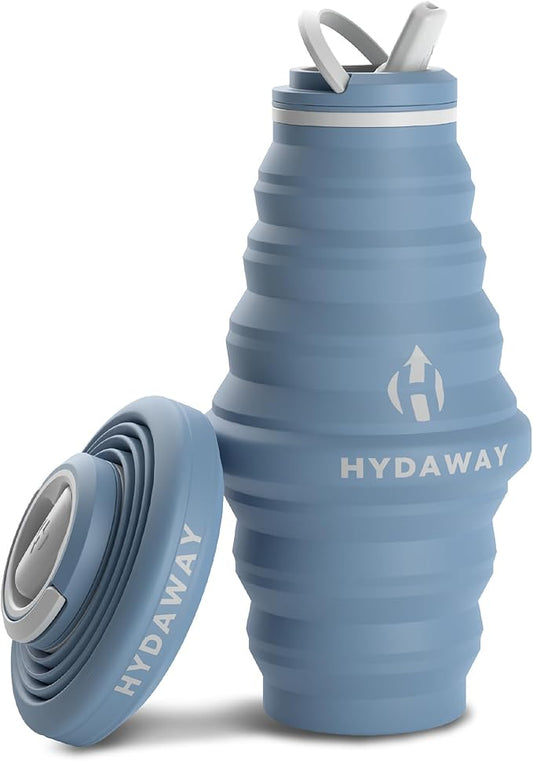 HYDAWAY 25oz Collapsible Water Bottle - BPA-Free, Leakproof, Lightweight, and Space-Saving - Perfect for Hiking, Travel, and All-Day Hydration