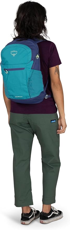 Osprey Daylite Plus Commuter Backpack - Lightweight, Everyday Pack with Laptop Sleeve and Water Bottle Pockets - Ideal for Work, School, and Travel with Storage, Tumbleweed Yellow/Tunnel Vision