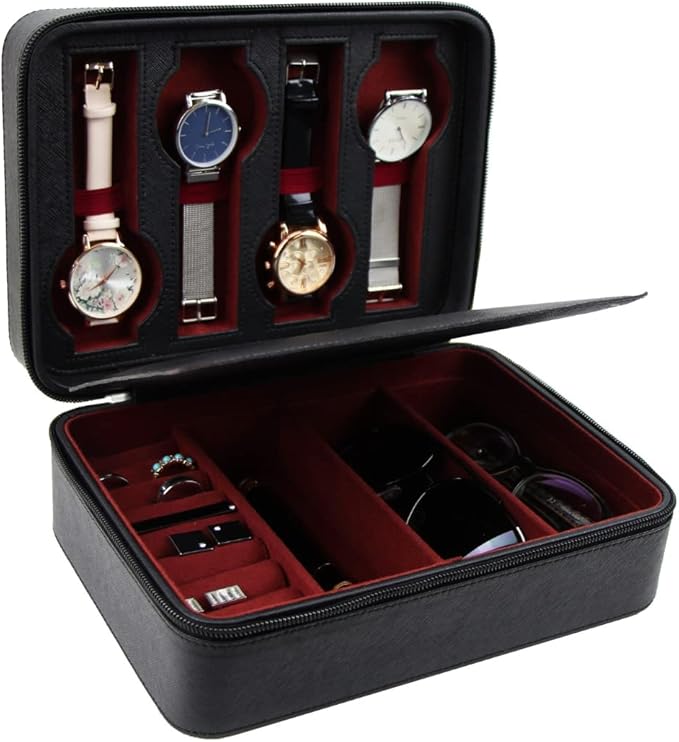 Love Life Watch, Cufflinks and Sunglasses Jewelry Box and Organizer