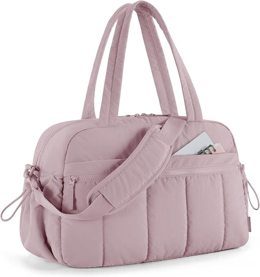 BAGSMART Gym Bag for Women, Duffle Bag for Travel with Wet Pocket, Lightweight Carry on Weekender Duffel, Water Resistant