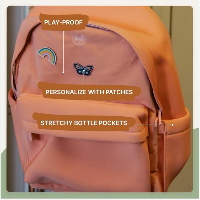 Parker Kids Backpack | Tear-Resistant & Comfortable School & Travel Backpack for Kids with Patch Customization