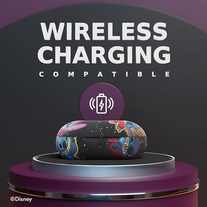 Disney Lilo and Stitch Bluetooth Earbuds w/Charging Case- Wireless Headphones w/Built-in Mic+ Up to 30 Hrs Playtime- Lilo and Stitch Gifts for Girls,Boys,Women,Men,All Fans of Lilo and Stitch Stuff