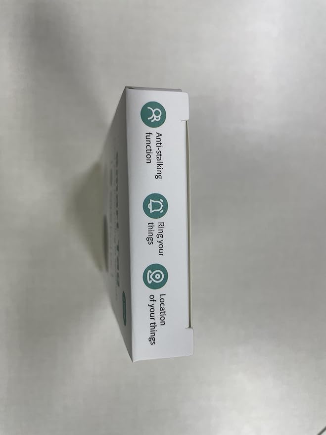 Air Tracker 2 Pack, Smart Bluetooth Tracker Works with Apple Find My (iOS Only), Item Finder Trakcer Tag Locator for Keys, Luggage, Backpack, IP67 Waterproof