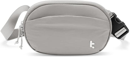 tomtoc Belt Bag with RFID Blocking, 1.5L Cross Body Fanny Pack for Women Men, Sling Waist Bags with Adjustable Strap for Travel Walk