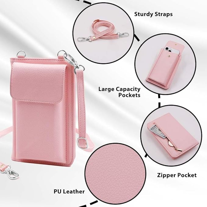 Passport Holder for Travel，Passport Holder & Neck Wallet with RFID Blocking,Hidden Neck Pouch for Travel- Holds Passports, Cards, Tickets, ID, Cash