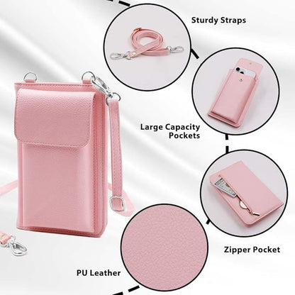 Passport Holder for Travel，Passport Holder & Neck Wallet with RFID Blocking,Hidden Neck Pouch for Travel- Holds Passports, Cards, Tickets, ID, Cash