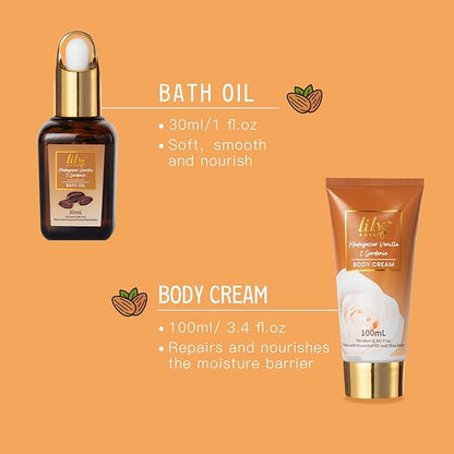 Christmas Gifts for Women - 10-Piece Honey Almond Bath and Body Gift Set for Women Spa Gift Basket Self Care Kit with Bath Bomb | Mothers Day, Birthday Gifts, All Occasion Holiday Present