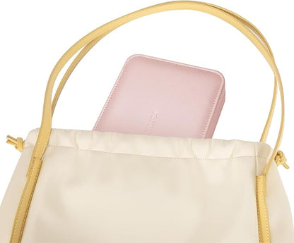 LANDICI Small Jewelry Box for Women Girls, PU Leather Travel Jewelry Case, Portable Jewelry Organizer Storage Holder Display for Ring Earrings Necklace Bracelet Women Kids Gift, Rose Gold