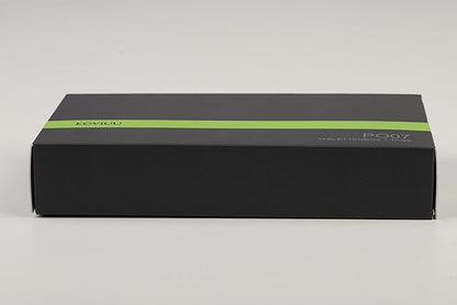 Weekly Pill Organizer 2 Times a Day, KOVIUU Large Travel Pill Box 7 Day, Am Pm Twice Daily Pill Case with Rotatable Handle, Pill Holder Container for Vitamin, Medicine, Supplement, Translucent-Black