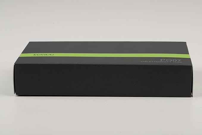 Weekly Pill Organizer 2 Times a Day, KOVIUU Large Travel Pill Box 7 Day, Am Pm Twice Daily Pill Case with Rotatable Handle, Pill Holder Container for Vitamin, Medicine, Supplement, Translucent-White