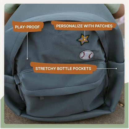 Parker Kids Backpack | Tear-Resistant & Comfortable School & Travel Backpack for Kids with Patch Customization
