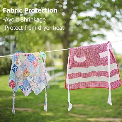 RE-Tract Retractable Clothesline – Portable Indoor/Outdoor Wall-Mounted Clothesline Drying Rack –Hang Dry Wet Laundry Clothing, Bed Linen, or Expand Closet Space (White, 12 Meters)