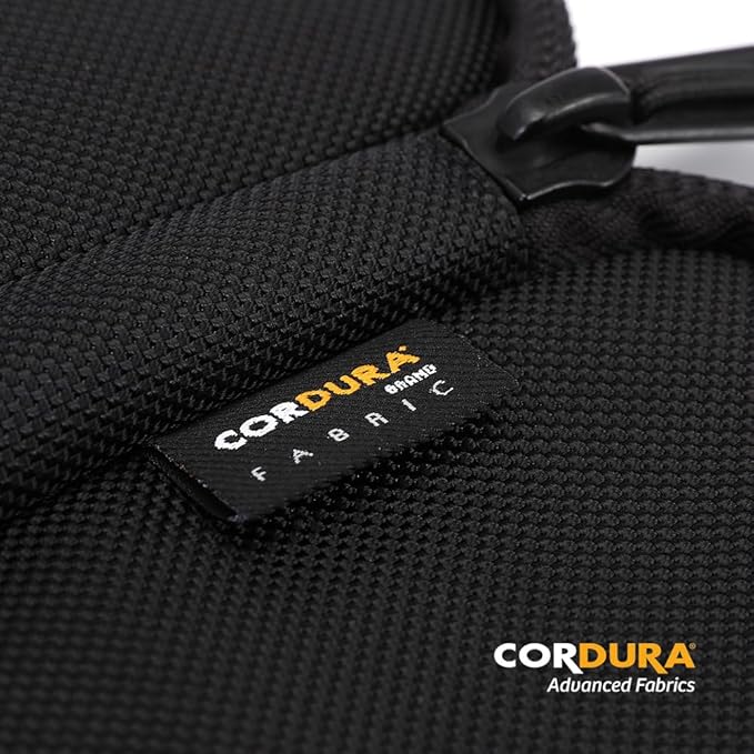 Passport Organizer Durable CORDURA Travel Wallet with Secure Clip & Smooth Zipper