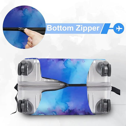 ANNA QUEEN Travel Luggage Cover Suitcase Protector Suitcase Cover Anti-Scratch,Stretchable Bag Cover Washable Durable Polyester