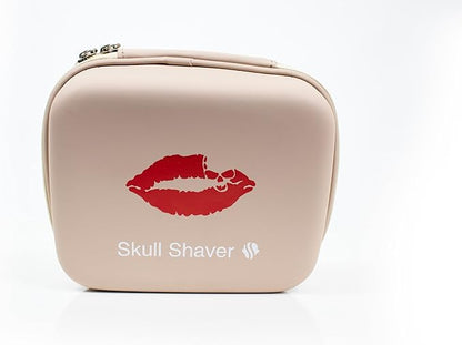 Skull Shaver Beige Butterfly Kiss Electric Razor Travel Case
