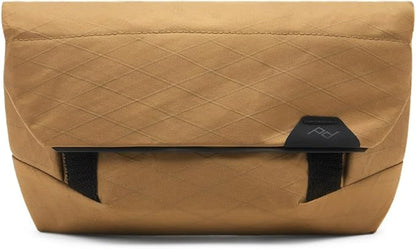 Peak Design Field Pouch V2, Coyote, 2-in-1 Organizer and Sling Bag, Adjustable Shoulder Strap and Integrated Belt Loops, Weatherproof Nylon Canvas, Organizer Pouch or Carry Bag for Men and Women