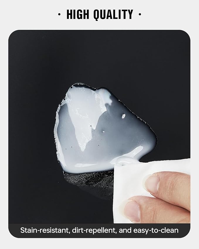 EACHY Travel Toiletry Bag with Hanging Hook, Portable Makeup Cosmetic Bags for Women, Water-Resistant Full-Size Travel Accessories (Black)