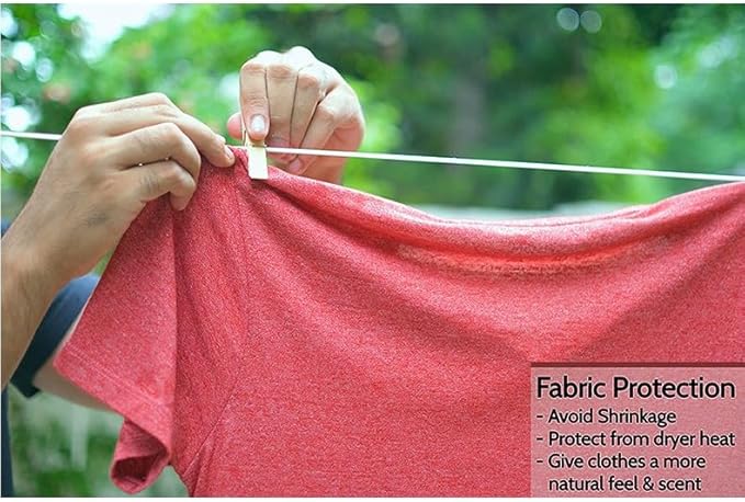 RE-Tract Retractable Clothesline Indoor and Outdoor with Wall Mount/Mounting Bracket – Clothes Drying Rack – Hang Wet Clothing (Grey, 12 Meters)