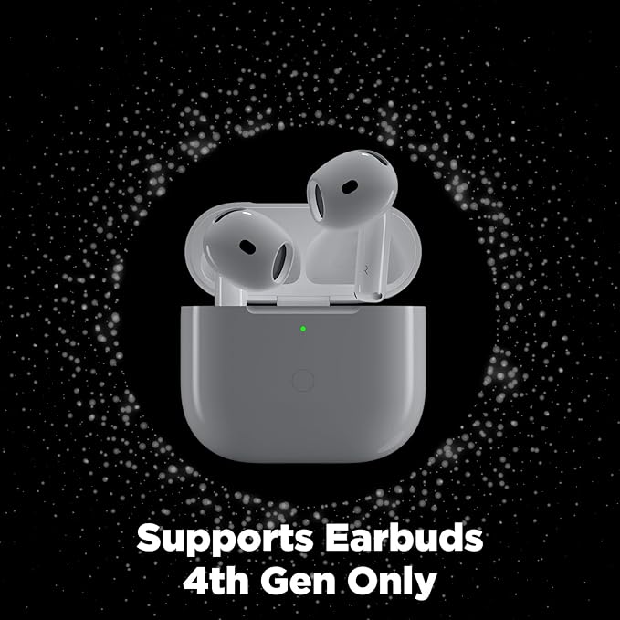 Wireless Charging Case for AirPods 4 | USB C Port | Replacement Cases Compatible with Air Pod 4 | Qi-Certified | Bluetooth Pairing Sync Button