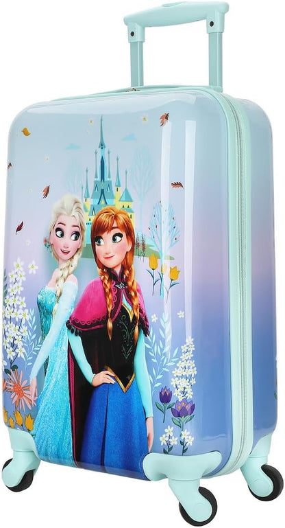 Bioworld Frozen Elsa & Anna Arendelle Castle 20" Rolling Luggage