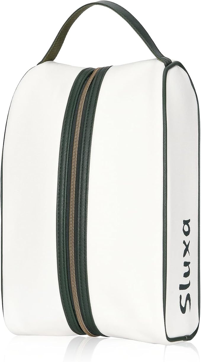 Classic golf shoe bag, Waterproof golf shoe bag for women men, Lightful Green travel shoe bag shoe storage bag.