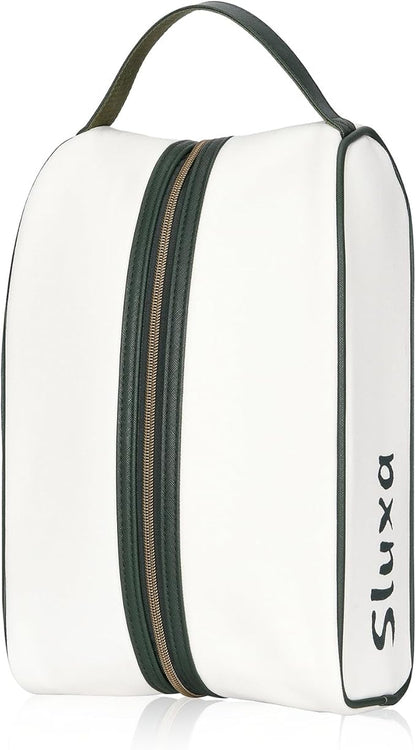 Classic golf shoe bag, Waterproof golf shoe bag for women men, Lightful Green travel shoe bag shoe storage bag.