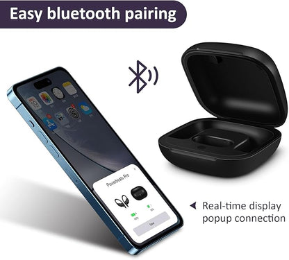 Jinstyles Replacement Charging Case Compatible for Powerbeats Pro, Charger Case with Bluetooth Pairing Sync Button, 700 mAh Built-in Battery, Capable of Charging 3 Times