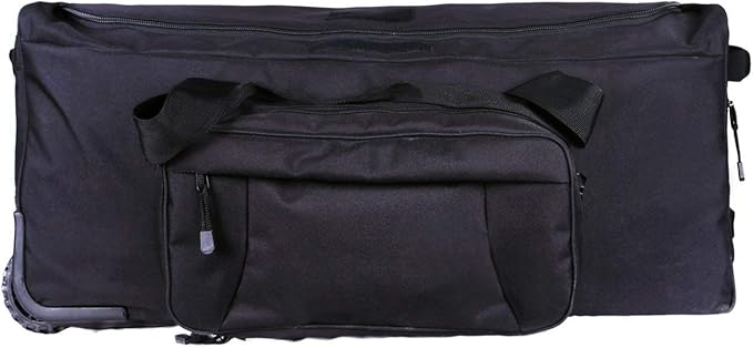 Heavy-Duty X-Large Military Tactical Wheeled Rolling Duffel Trolley Bag For Deployment Traveling Camping Sporting