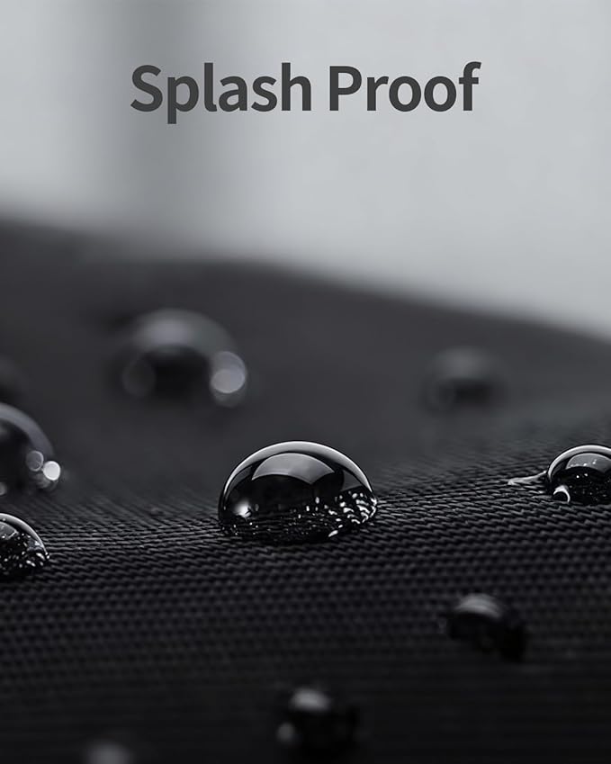 Electronics Organizer Travel Case - Portable Tech Bag, Portable Charger Organizer, All-in-One Storage Bag for Charging Cable, USB Cords, Black, Double Layer