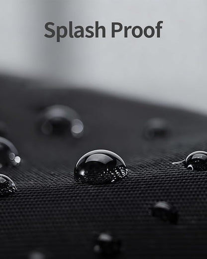 Electronics Organizer Travel Case - Portable Tech Bag, Portable Charger Organizer, All-in-One Storage Bag for Charging Cable, USB Cords, Black, Double Layer