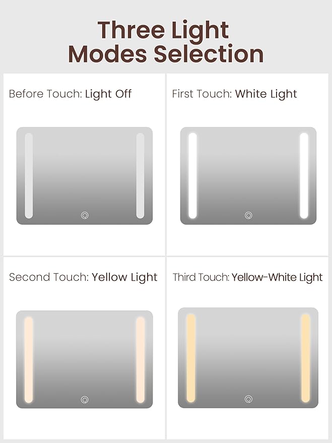 ROWNYEON Travel Makeup Case With Light Up Mirror Portable Train Case Organizer Make up Box for Girls Makeup Artist Hairstylist Casewith 5x Mirror Black