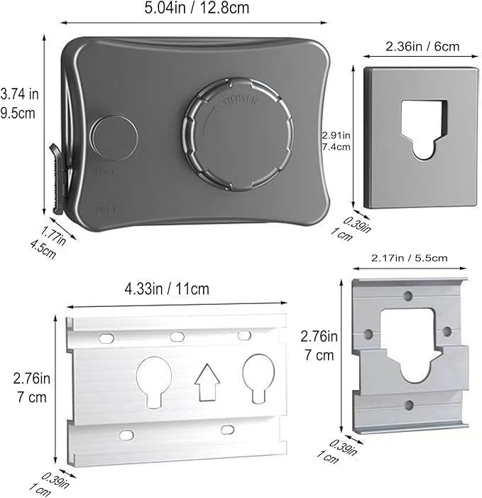 Anti-Sagging Clothes Line Thickened Steel Wire Retractable Clothesline Heavy Duty Clothesline Wall Mounted Gun Grey Finished