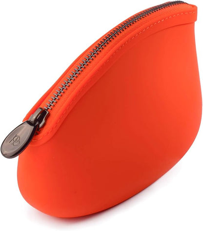 Small Makeup Bag by Pudinbag | The Premium Silicone Purse Bag | Vegan Hygenic Eco-friendly | Water and Heat Resistant