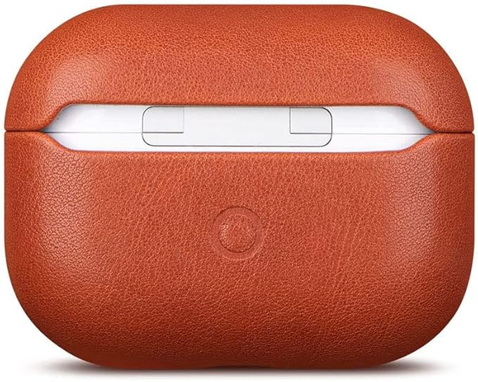 LOPIE AirPods Pro 1st Gen Leather Case Cover - Handmade, Natural Grain Cowhide - Brown