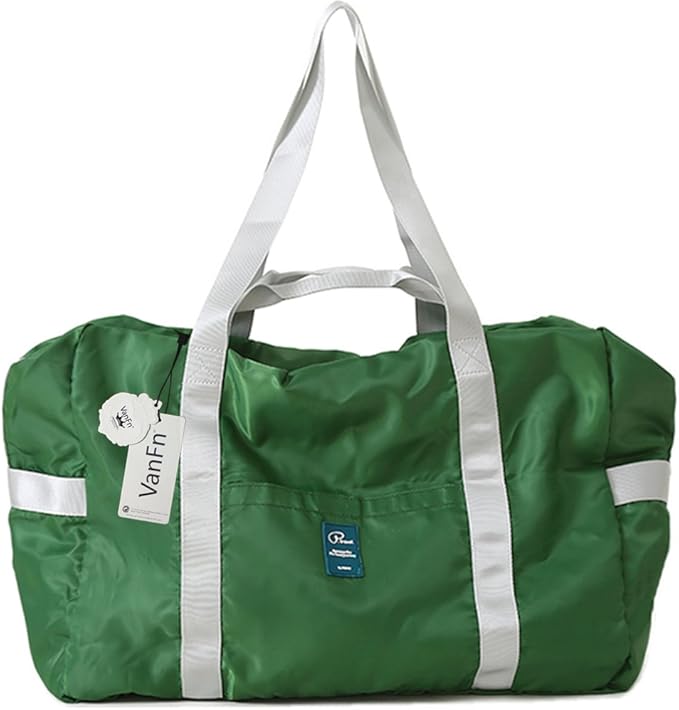 VanFn Foldable Travel Duffel Bag, Sports Duffels Gym Bag, Rainproof Nylon Totes, Sports Shoulder Handbag, Lightweight Duffle Bags For Women & Men, Outdoor Weekend Bag, P.Travel Series