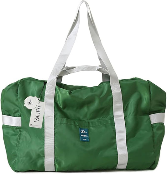 VanFn Foldable Travel Duffel Bag, Sports Duffels Gym Bag, Rainproof Nylon Totes, Sports Shoulder Handbag, Lightweight Duffle Bags For Women & Men, Outdoor Weekend Bag, P.Travel Series