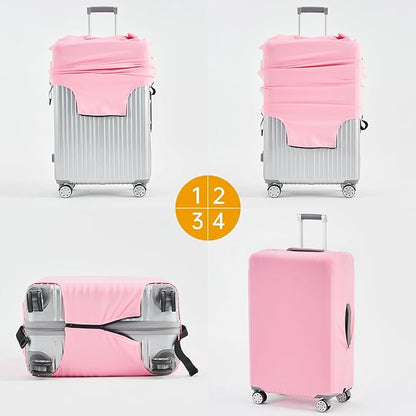 Travelkin Luggage Covers For Suitcase Tsa Approved,Suitcase Cover Protector Fit 18-32 Inch Luggage