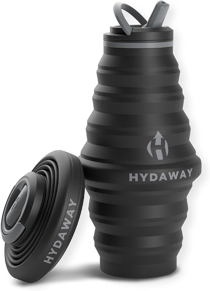 HYDAWAY 25oz Collapsible Water Bottle - BPA-Free, Leakproof, Lightweight, and Space-Saving - Perfect for Hiking, Travel, and All-Day Hydration