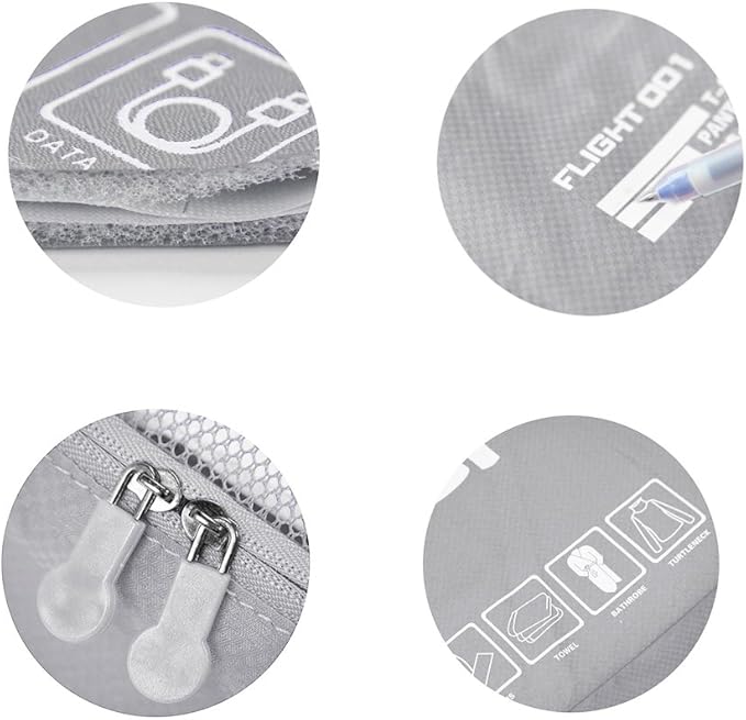 Packing Cubes Set Travel Luggage Organizers Suitcase Lightweight Accessories