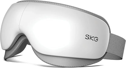 SKG Eye Massager with Heat, Bluetooth Music & Foldable Sleep Mask for Dry Eyes & Relaxation, Ideal for Travel, Work