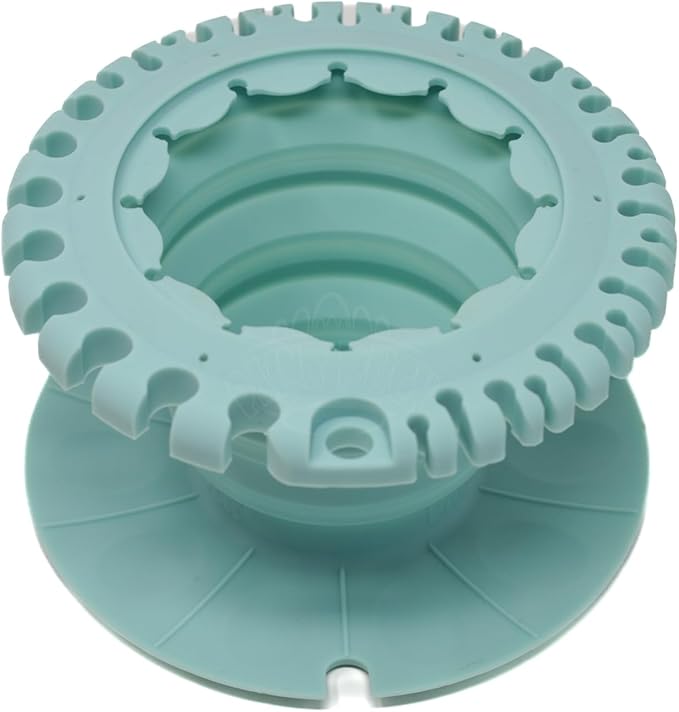 Paint Puck CollapsiBowl Paint Brush Cleaner Rinse Cup (Green) – Collapsible Paint Water Cup & Brush Cleaner with Brush Holder, Squeegee Lips & Drip Tray for Acrylic, Watercolor & Art Supplies