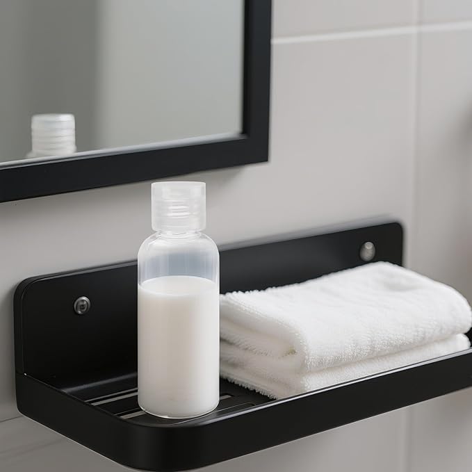 MOUYAT 100 Pack 2oz Clear Plastic Empty Squeeze Bottles with Flip Cap, Travel Size Bottles Mini Refillable Sample Containers for Lotion, Cream and Toiletries